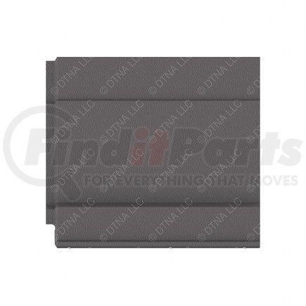 A22-76266-008 by FREIGHTLINER - Truck Fairing Skirt - Left Side, Thermoplastic Polyolefin, Silhouette Gray, 867 mm x 777.49 mm