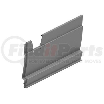 A22-76266-015 by FREIGHTLINER - Sleeper Skirt - Left Side, Thermoplastic Olefin, Gray, 4 mm THK