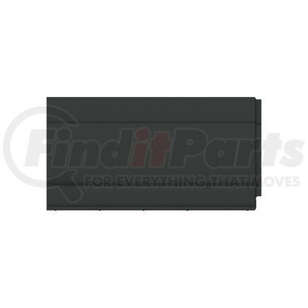 A22-76266-034 by FREIGHTLINER - Sleeper Skirt - Right Side, Thermoplastic Olefin, Silhouette Gray, 4 mm THK