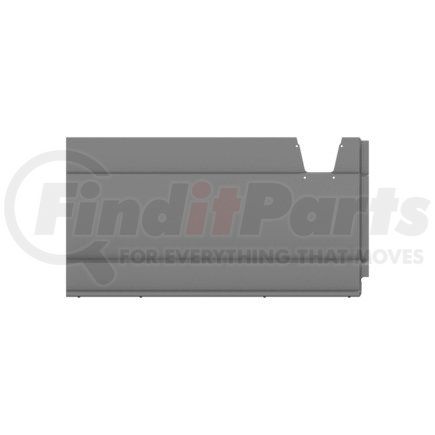 A22-76266-036 by FREIGHTLINER - Sleeper Skirt - Right Side, Thermoplastic Olefin, Gray, 4 mm THK