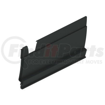 A22-76266-037 by FREIGHTLINER - Sleeper Skirt - Left Side, Thermoplastic Olefin, Silhouette Gray, 4 mm THK