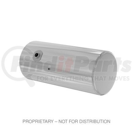 A03-39985-161 by FREIGHTLINER - Fuel Tank - Aluminum, 25 in., RH, 120 gal, Plain, without Electrical Flow Gauge Hole