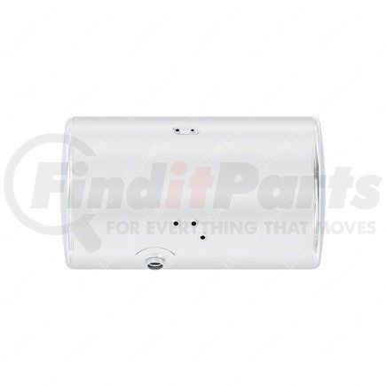 A03-40281-263 by FREIGHTLINER - Fuel Tank - Aluminum, 25 in., RH, 90 gal, Plain, 27.5 deg, without Exhaust Fuel Gauge Hole