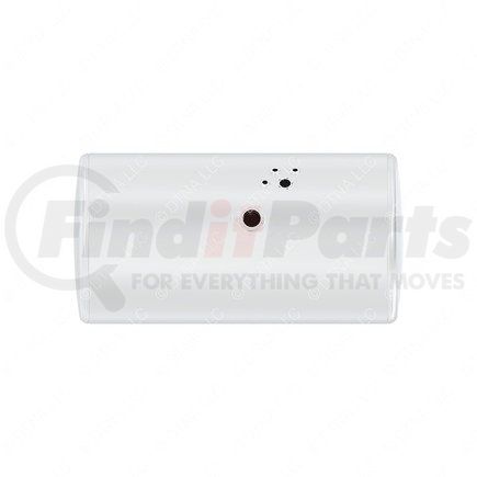 A03-40282-240 by FREIGHTLINER - Fuel Tank - Aluminum, 25 in., LH, 100 gal, Plain, 27.5 deg, Auxiliary 2