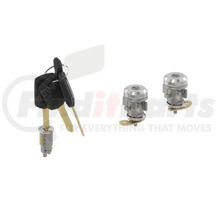 A22-77318-412 by FREIGHTLINER - Door and Ignition Lock Set - FT1012 Key Code, 4 Keys