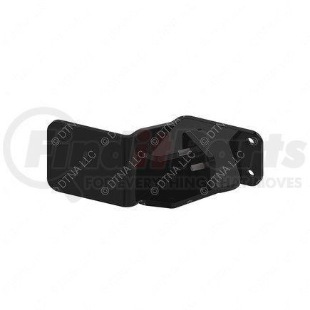 A22-77345-000 by FREIGHTLINER - Bumper Bracket - Right Side, Steel, Black, 0.5 in. THK