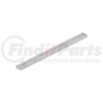 A22-77724-075 by FREIGHTLINER - Fuel Tank Strap Step - Aluminum, 755.08 mm x 142 mm, 2.54 mm THK