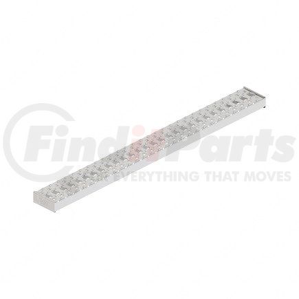 A22-77724-140 by FREIGHTLINER - Fuel Tank Strap Step - Aluminum, 1405.08 mm x 142 mm, 2.54 mm THK