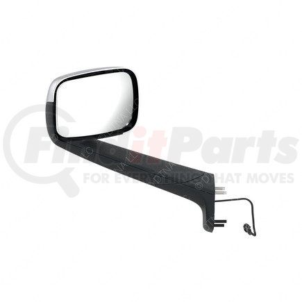 A22-77791-000 by FREIGHTLINER - Hood Mirror - Left Side, Volcano Gray, 483.9 mm x 492.6 mm