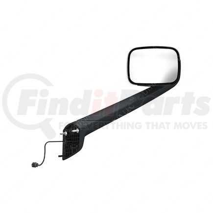 A22-77791-003 by FREIGHTLINER - Hood Mirror - Right Side, Volcano Gray, 483.9 mm x 492.6 mm
