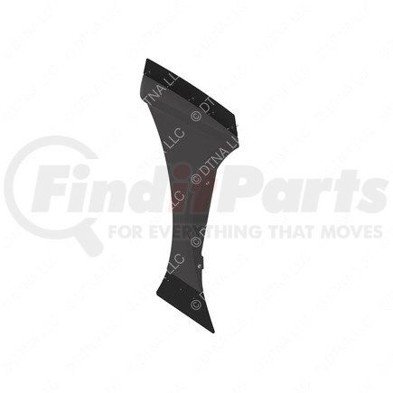 A22-76608-012 by FREIGHTLINER - Truck Fairing Tandem - Left Side, Thermoplastic Olefin, Granite Gray, 617.43 mm x 1014.95 mm