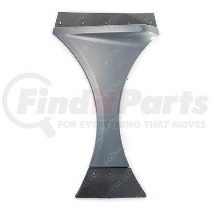 A22-76608-013 by FREIGHTLINER - Truck Fairing Tandem - Right Side, Thermoplastic Olefin, Granite Gray, 617.43 mm x 1014.95 mm