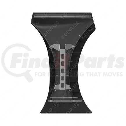 A22-76608-015 by FREIGHTLINER - Truck Fairing Tandem - Thermoplastic Olefin, Granite Gray, 638.7 mm x 988.62 mm