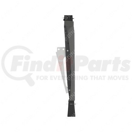 A22-76608-020 by FREIGHTLINER - Fender Extension Panel - Left Side, Thermoplastic Olefin, Granite Gray, 989 mm x 637.32 mm