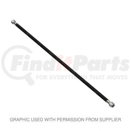 A23-12300-040 by FREIGHTLINER - Transmission Oil Cooler Hose - Assembly, Wire Braided, Steel, 8