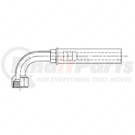 A23-12311-009 by FREIGHTLINER - Tubing - Assembly, Swivel, Elbow