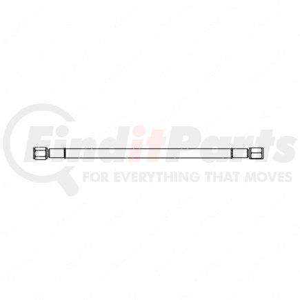 A23-12315-027 by FREIGHTLINER - Tubing - Assembly, Wire Bride, Steel, 10