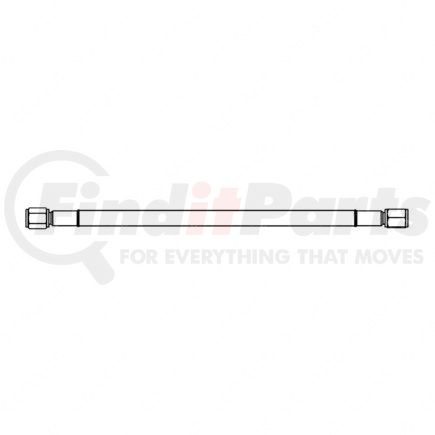 A23-12316-096 by FREIGHTLINER - Transmission Oil Cooler Hose - Assembly, Wire Braided, Steel, 12