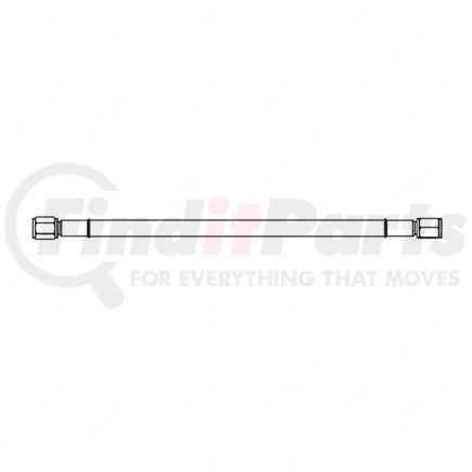 A23-12317-050 by FREIGHTLINER - Transmission Oil Cooler Hose - Wire Braided, Steel