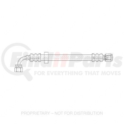 A23-12347-027 by FREIGHTLINER - Transmission Oil Cooler Hose