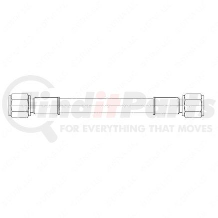 A23-12421-030 by FREIGHTLINER - Tubing - Assembly, Fiber Braided, 8