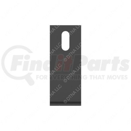 A6298853714 by FREIGHTLINER - Bumper Mounting Bracket - Steel, Black, 3 mm THK