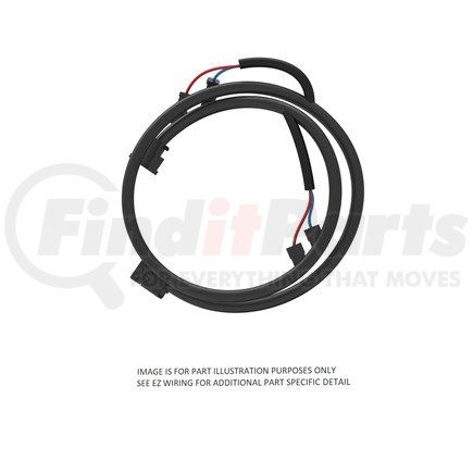 A66-01120-000 by FREIGHTLINER - Door Mirror Wiring Harness - Right Side