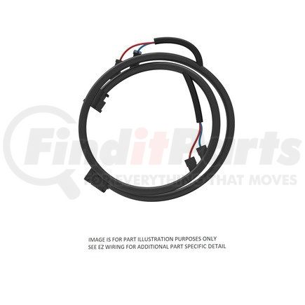 A66-01119-001 by FREIGHTLINER - Door Mirror Wiring Harness - Left Side