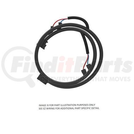 A66-01119-000 by FREIGHTLINER - Door Mirror Wiring Harness - Left Side