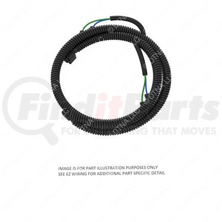 A66-01198-080 by FREIGHTLINER - Exhaust Aftertreatment Control Module Wiring Harness - DEF Aftertreatment System, Chassis/Engine, Tank, Standard 80 in.
