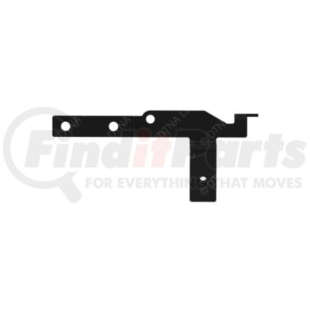 A66-01247-000 by FREIGHTLINER - Engine Wiring Harness Bracket - Steel, Black, 0.12 in. THK