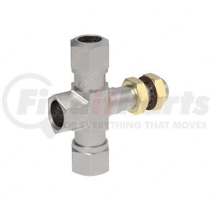 A23-13071-000 by FREIGHTLINER - Fuel Line Fitting - Brass and Steel
