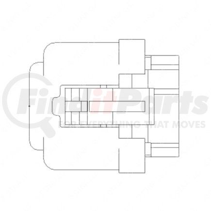 A23-13361-001 by FREIGHTLINER - Multi-Purpose Wiring Terminal - Female, Gray, 16 Cavity Count