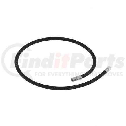 A23-14160-090 by FREIGHTLINER - Transmission Oil Cooler Hose - Wire Braided, 6, Steel, 90 in.