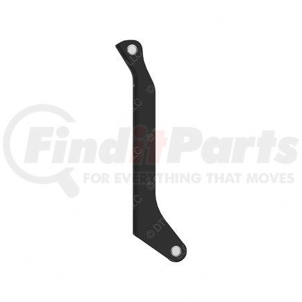 A66-03300-000 by FREIGHTLINER - Battery Box Bracket - Steel, Black, 0.13 in. THK