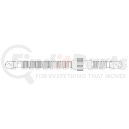 A66-03762-197 by FREIGHTLINER - Power Inverter Harness Wiring - Red, 197 in. Cable Length
