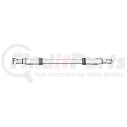 A66-08006-077 by FREIGHTLINER - Alternator Cable - Conductor Slit, 2 AWG