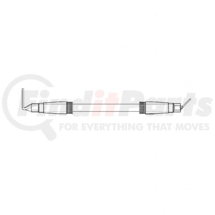 A66-08006-081 by FREIGHTLINER - Alternator Cable - Conductor Slit, 2 AWG