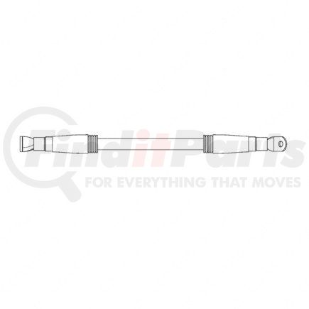 A66-08008-076 by FREIGHTLINER - Alternator Cable - Conductor Slit, 2/0 AWG