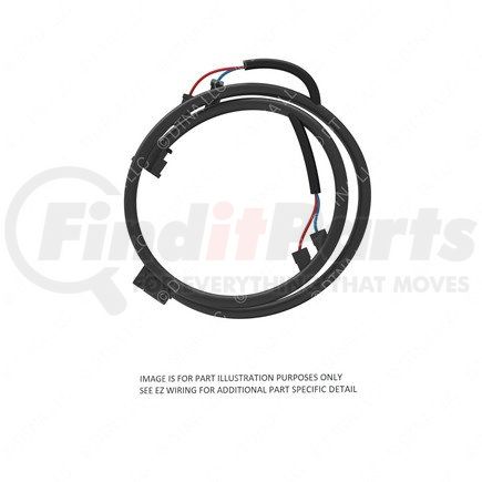 A66-08698-000 by FREIGHTLINER - Door Mirror Wiring Harness - Left Side