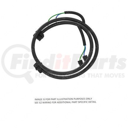 A66-05022-001 by FREIGHTLINER - Wiring Harness - Dash, Overlay, Vrdu2, With Sods, Fpt