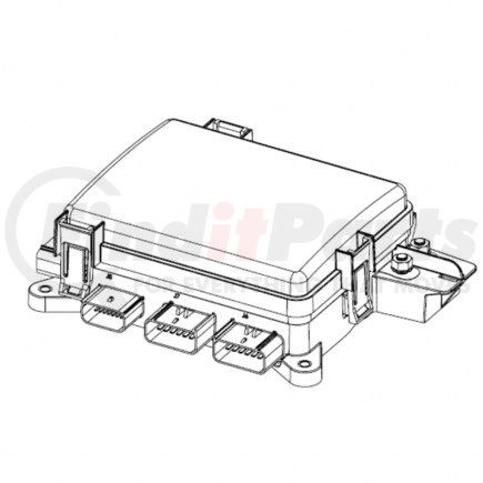 A66-05172-008 by FREIGHTLINER - Power Distribution Expansion Module - 286.7 mm x 220 mm