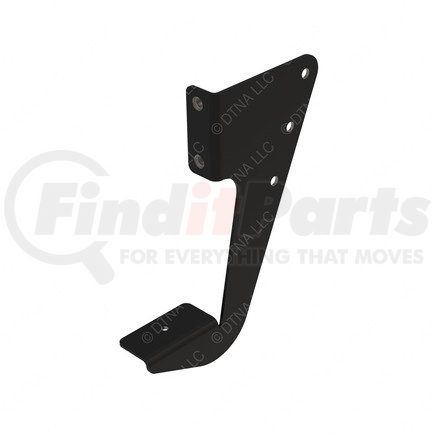 A66-05870-003 by FREIGHTLINER - Battery Box Bracket - Steel, Argent Silver, 0.25 in. THK