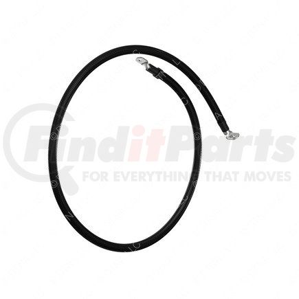 A66-10443-058 by FREIGHTLINER - Battery Ground Cable - Negative, Aluminum, 4/0 ga., M10-Str x M10-90 Degree, 58 in.