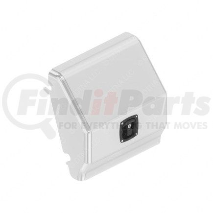 A66-11713-112 by FREIGHTLINER - Tractor Trailer Tool Box Cover - Aluminum, 505.08 mm x 426.23 mm, 3.18 mm THK