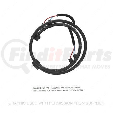 A66-16124-018 by FREIGHTLINER - Wiring Harness - Light_Sleeper, Jumper, Roof, Dome Light