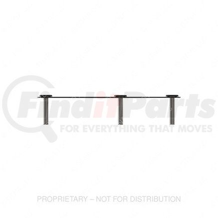 A66-16890-000 by FREIGHTLINER - Multiplexer Bracket - Steel, Black, 1.3 mm THK