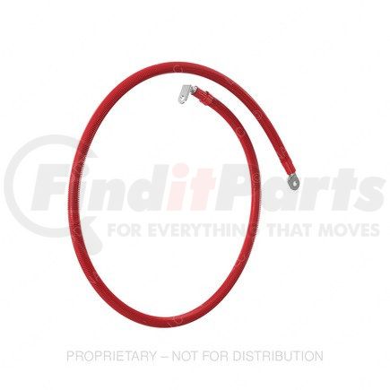 A66-12305-180 by FREIGHTLINER - Starter Cable - Battery, 180 in., 4 ga., Short 90