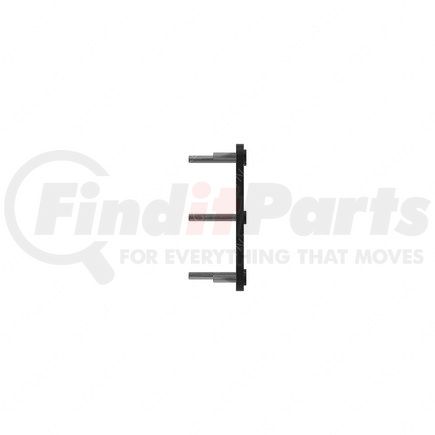 A66-12360-000 by FREIGHTLINER - Collision Avoidance System Front Sensor Bracket - Steel, Black, 0.25 in. THK