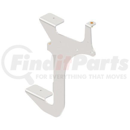 A66-22669-001 by FREIGHTLINER - Truck Side Step Bracket - Aluminum, 0.25 in. THK